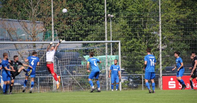 Keeper Philipp Walter war mit seinen Reaktionen ein sicherer Rückhalt