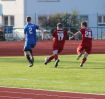 Laufduell von Luka Schmieder (2) mit Manuel Buchholz (19) und Dominc Hesse(20).