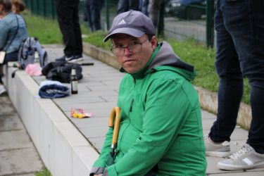 Ein treuer Fan des SVH und von Trainer Martin Leukel