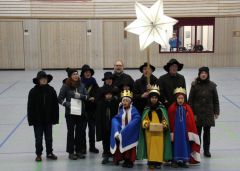 Auch die Sternsinger hatten ihren Auftritt beim Silvester-Cup