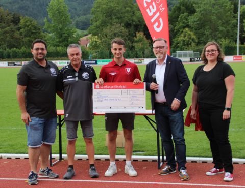 Siegerehrung: Platz 3 für den SV Steinach