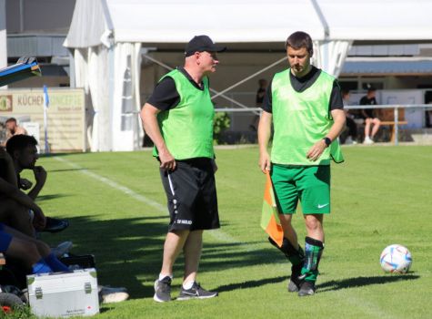 Partnerlook am Spielfeldrand