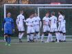 Freude pur über das 2:0. Von rechts Mario Braig, Spielführer Ralf Kammerer, Max Armbruster, Fabian Hauer, Vorlagengeber Patrick Schmidt, Marco Baier, Torschütze Markus Hansmann und Lukas Schmieder (Nr. 3).