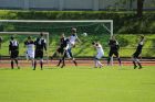 Markus Hansmann, der Kleinste springt am höchsten und köpft zum 1:0 ein