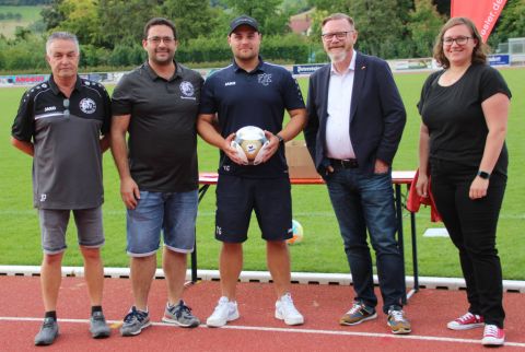 Siegerehrung: Platz 5 für den FC Fischerbach